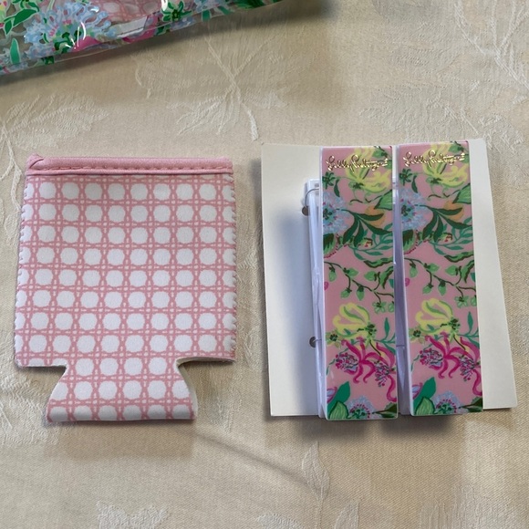Lilly Pulitzer Via Amore Spritzer Beach Day Pouch Set NWT - Picture 5 of 9
